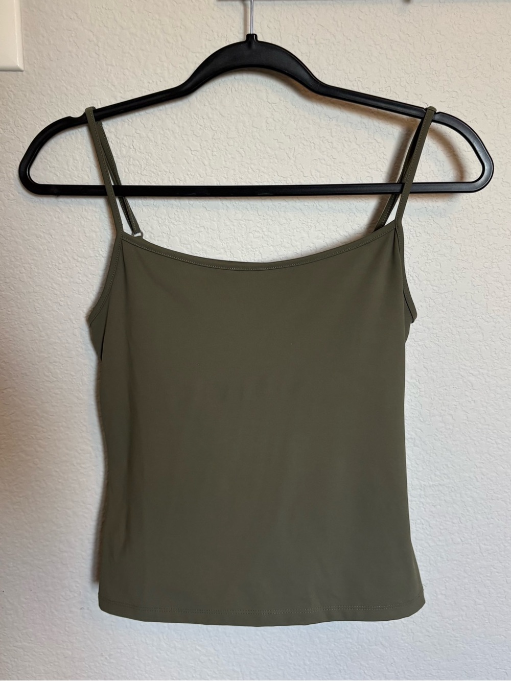 Women’s Olive Green Slim Cami Tank Top